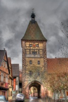 la Tour Porte de Bergheim en Alsace